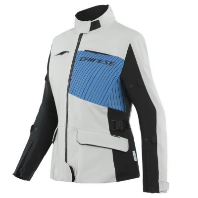 Dainese TONALE D-DRY XT dámská textilní bunda světle-šedá/modrá vel.40